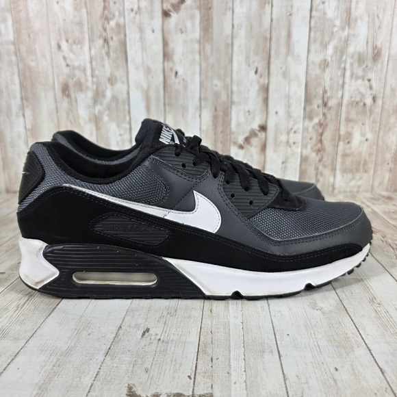 Nike Air Max 90 Mens Iron Grey White Black CN8490-002 Size 14